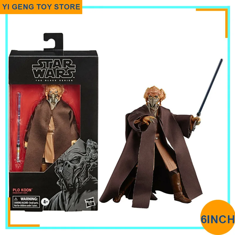 6 Pollici Original Star Wars The Black Series Plo Koon E9328 E4071 Asst Action Figure Bambole Modello Da Collezione Giocattoli Per Regali Per Bambini