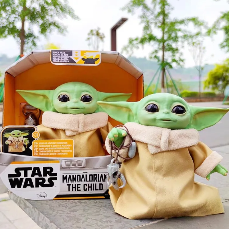 Original Star Wars Yoda The Mandalorian Animatronic Baby Toys Che Può Fare Suoni Regalo Di Natale Regalo Di Compleanno Giocattolo Kid