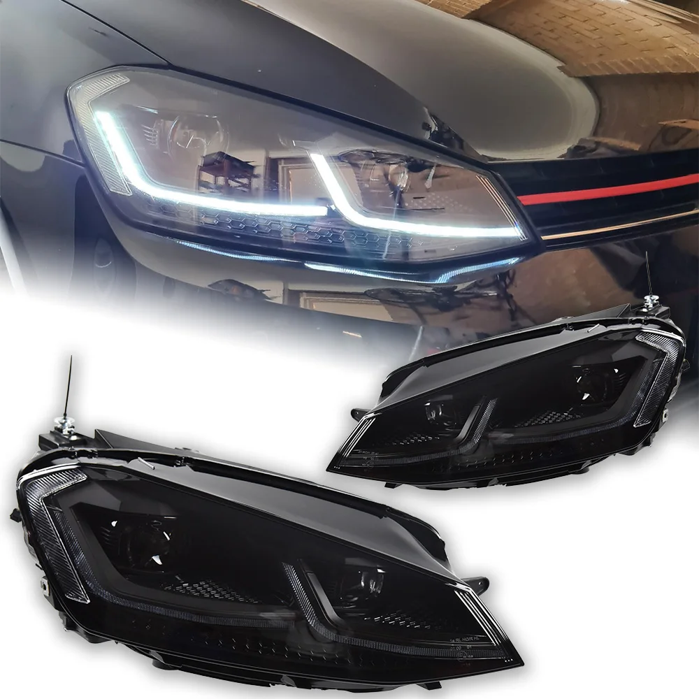 Akd Car Styling Per Vw Golf 7.5 Led Headlight 2013-2020 Golf 7 Fari Drl Hid Head Lamp Segnale Dinamico Bi Xenon Accessori
