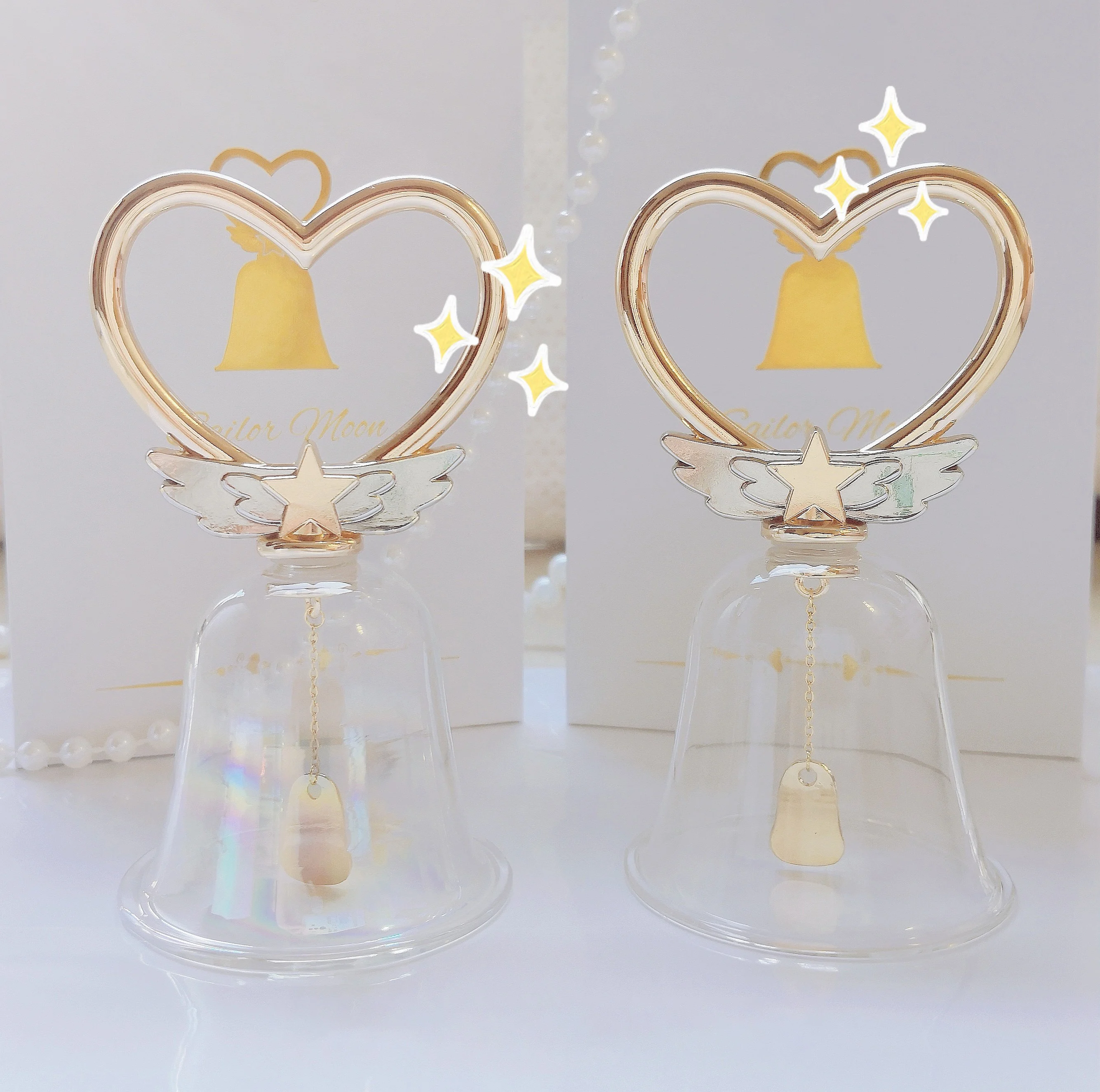 Anime Sailor Moon Crystal Carillon Glass Handbell Set Fai Da Te Bisogno Di Assemblare Eternal Movie 2021 Limited Chibiusa Cosplay Prop Gift
