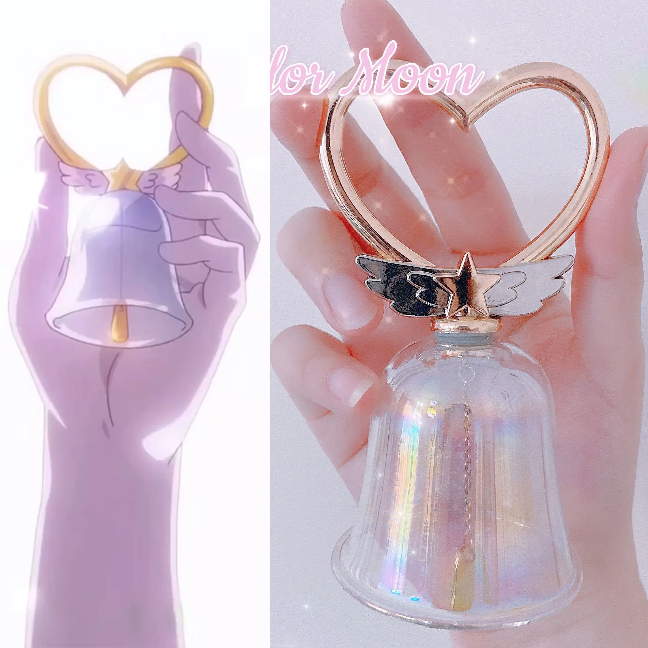 Anime Sailor Moon Crystal Carillon Glass Handbell Set Fai Da Te Bisogno Di Assemblare Eternal Movie 2021 Limited Chibiusa Cosplay Prop Gift