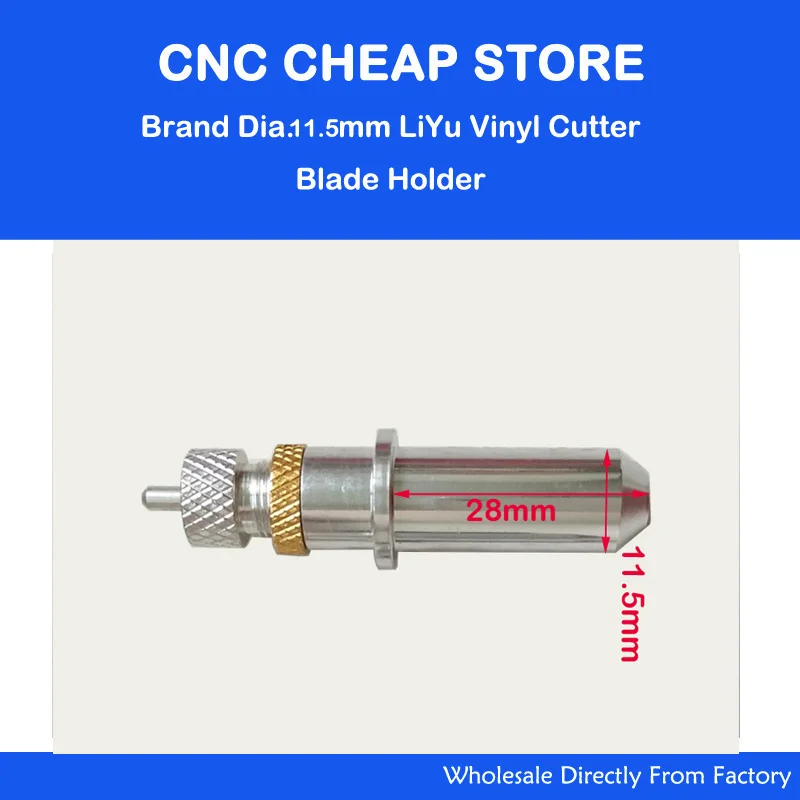 Brand New 11.5Mm Liyu Roland Cina Vinyl Cutter Blade Holder Plotter Da Taglio Blade Holder