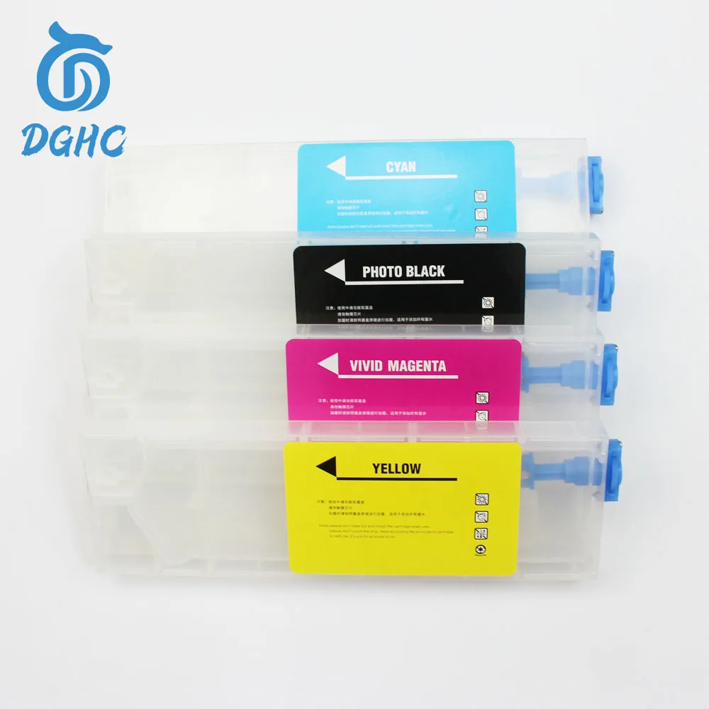 Cartuccia Di Ricarica Vuota Verticale Da 4 Pezzi Da 220Ml Per Stampante Plotter Roland/Mutoh/Mimaki Roland Rs640 Sj-540 740 Ciss Bulk Ink System