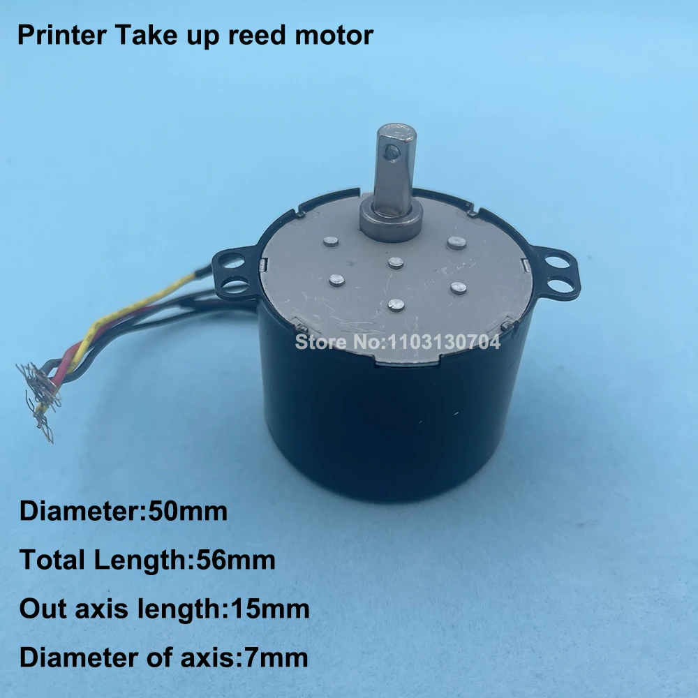 1Pc Take Up Reel Motor Per Roland Mutoh Mimaki Jv33 Allwin Human Solvent Uv Printer Plotter Auto Reel System Motori Motore