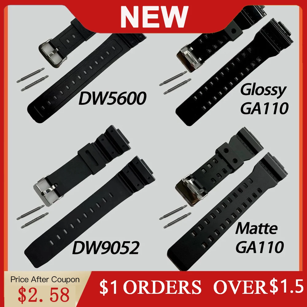 Cinturino In Gomma Siliconica Per G-Shock Dw5600 Dw6900 Dw9052 Ga110 Cinturino G Shock Bracciale Cinturino Dw-5600 Dw-6900 Dw-9052