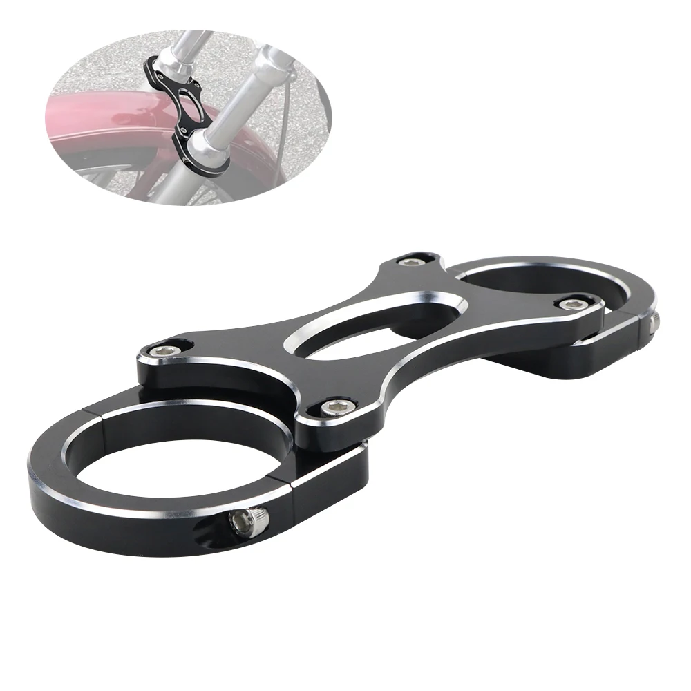 Motorcycle Front Fork Brace Bracket Aftermarket Fit For Harley Dyna Super Glide Fxd/Fxdi/Fxds Custom Fxdc/Fxdci T-Sport Fxdxt