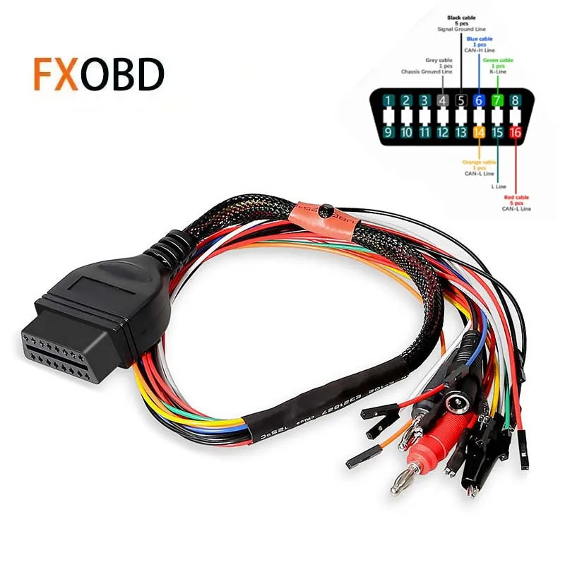 Interruttore 12V Adattatore Diagnostico Obd2 Mpps V18 Obd Breakout Cavo Tricore Ecu Boot Pinout Jumper A Cavo Obd 2 Mpps V21