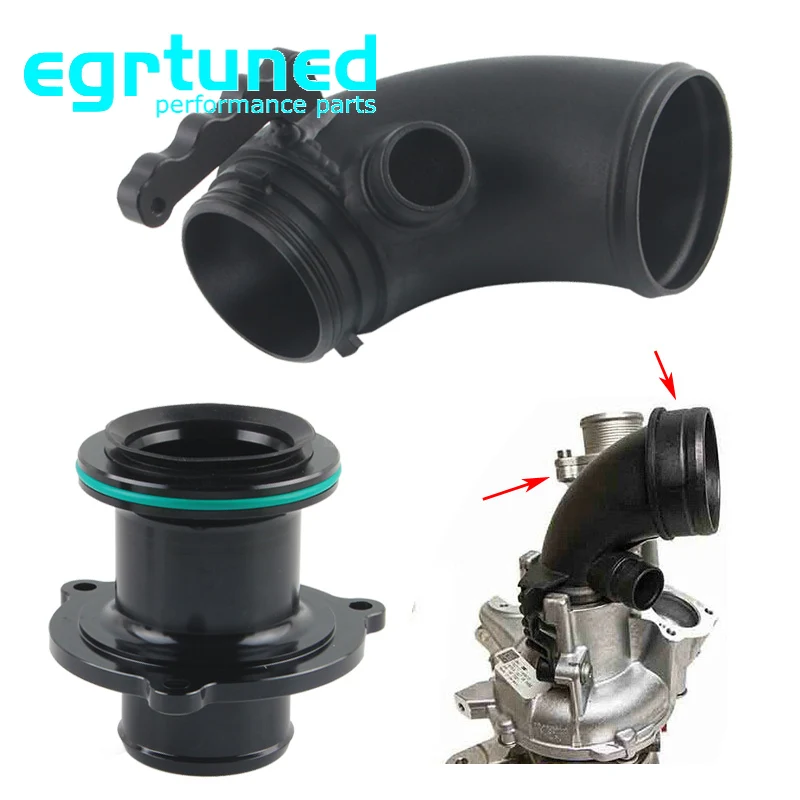 Spedizione Gratuita Turbo Inlet Upgrade Tubo Silenziatore Elimina Tubo Per Golf 7 Gti Audi A3 8V S3 S1 Tt Leon Ea888 Gen3
