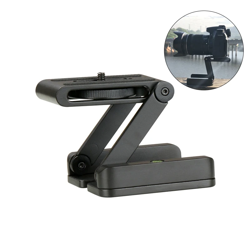 Z Flex Tilt Testa Del Treppiede In Lega Di Alluminio Pieghevole Z Tilt Testa Piastra A Sgancio Rapido Del Basamento Del Supporto Del Livello Di Spirit