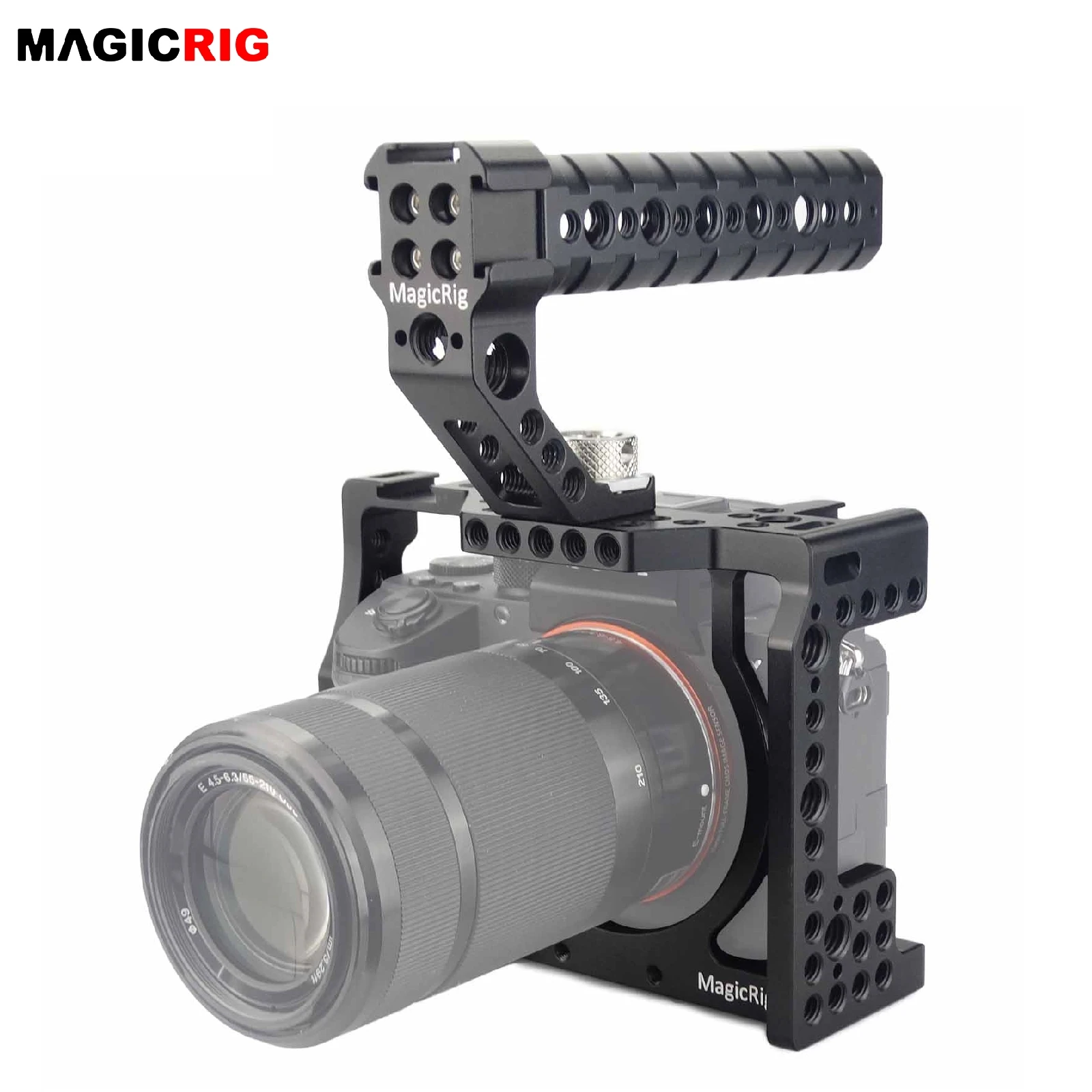 Magicrig A7Iii / A7Riii / A7M3 Kit Gabbia Per Fotocamera Con Maniglia Superiore Stile Arri Per Fotocamera Sony A7 Iii / A7Riii / A7M3