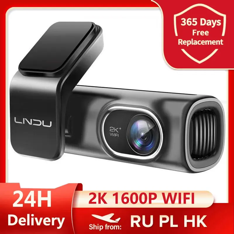 Dash Cam Car Dvr 1600P Dash Camera Dual Lens Videoregistratore Black Box Cycle Dashcam Mirror Driving Recorder 24H Parking Monitor