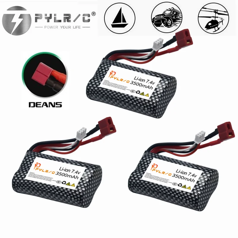 7.4V 3500Mah 18650 Batteria Agli Ioni Di Litio Per Wltoys 10428 /12428/12423 Rc Ricambi Auto 2S 7.4V Batteria Per Wltoys 144001 A959-B A969-B Q46