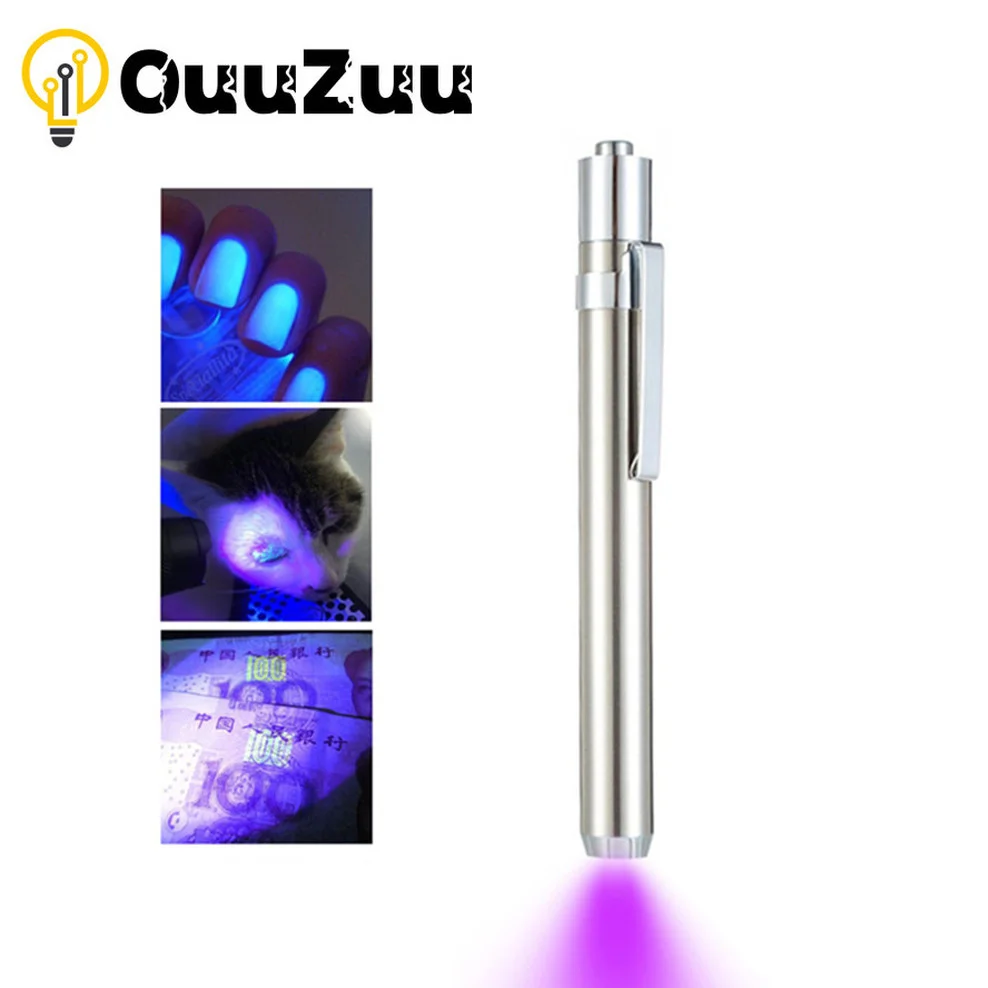 Lampada Di Ispezione Uv 365/395 Mini Lampada Portatile Led Identificazione Della Giada Ultravioletta Ispezione Dei Soldi Ispezione Del Muschio Del Gat