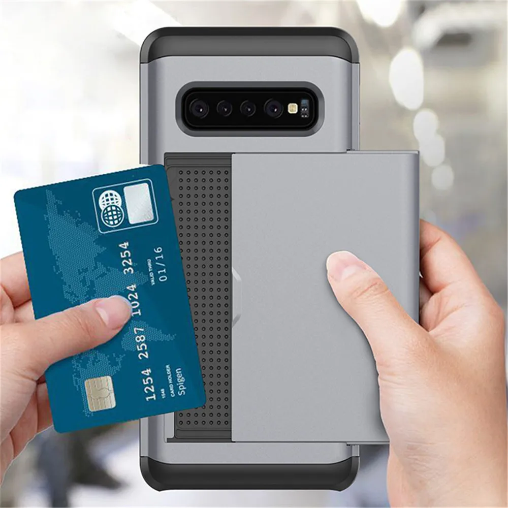 Per Samsung Galaxy S10 5G Custodia Protettiva Porta Carte Di Credito Custodia Per Slot Id Per Samsung Galaxy S10 5G S10 Plus S10 E Custodia Per Telefo