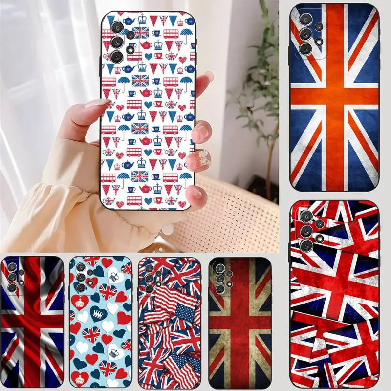 Union Jack British England Uk Flag Custodia Per Telefono Per Samsung S22 S22Ultra S30 S21 S20 S10 E Plus Ultra Lite S21Fe S9Plus Cover