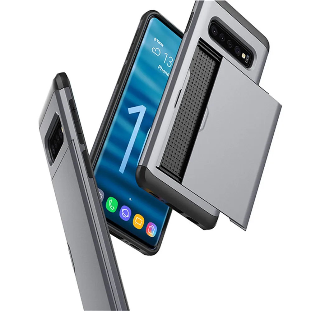 Per Samsung Galaxy S10 5G Custodia Protettiva Porta Carte Di Credito Custodia Per Slot Id Per Samsung Galaxy S10 5G S10 Plus S10 E Custodia Per Telefo