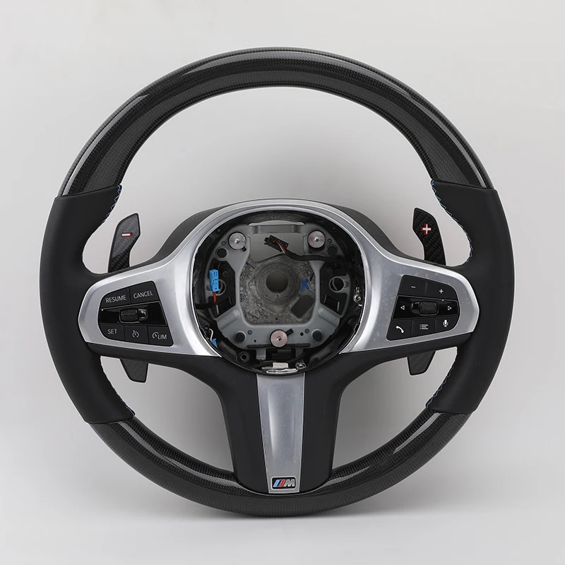 Con M Sport Mp Paddle Shifters Carbon Autos Carro Volant De Voiture Deportivo Volant Per Bmw G30 G31 G38 G11 G12 X7 G07 G21 G81