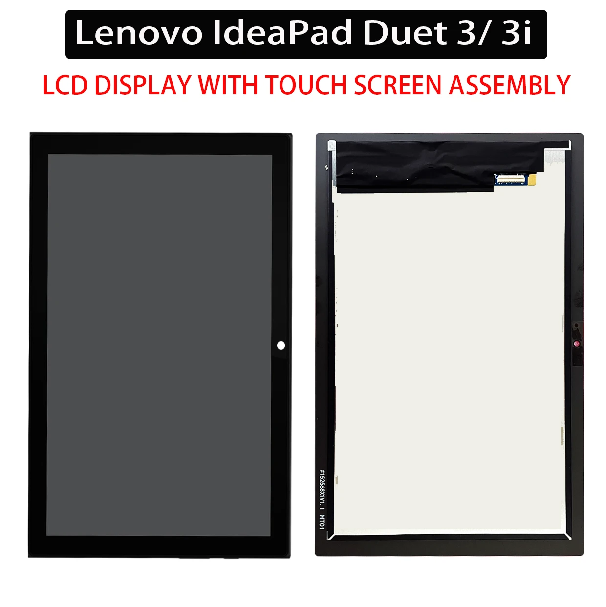 Display Per Lenovo Ideapad Duet 3-10Igl5 82At 82Hk Duet 3I 82 Hk000Vru Display Lcd Con Touch Screen Digitizer Assembly Glass