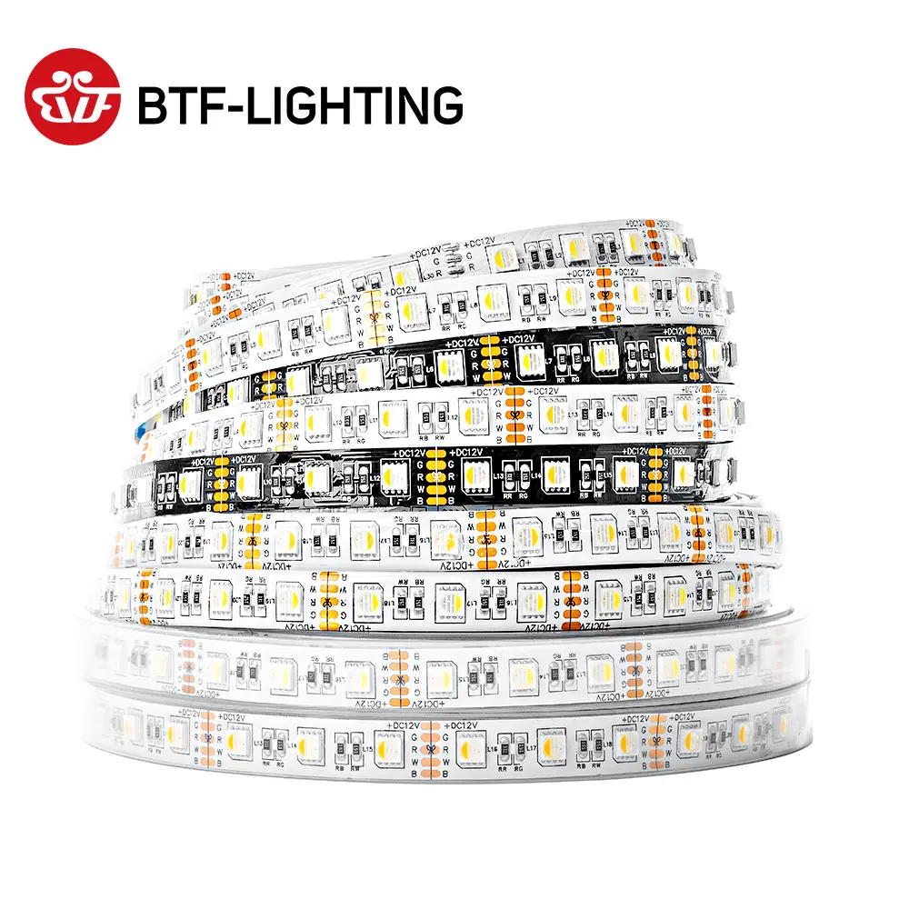 5M 5050 Rgbw Luci A Led 4Pin Rgb Led Strip 5Pin 4 In1 Rgbww Rgbcw Led Strip Light 6Pin 5 In1 Rgbcct Light Strip 12V 24V Impermeabile