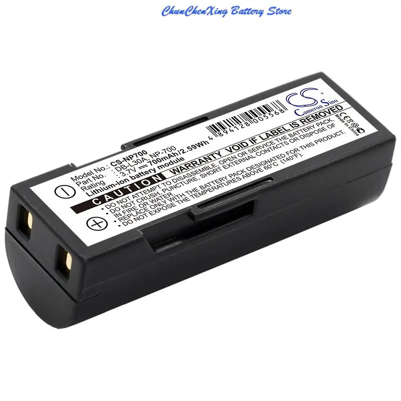 Cameron Sino 700Mah Batteria Per Pentax Optio Z10, Per Sanyo Xacti Vpc-A5, Per Samsung L77, Per Minolta Dimage X60, Dimage X50 K R S