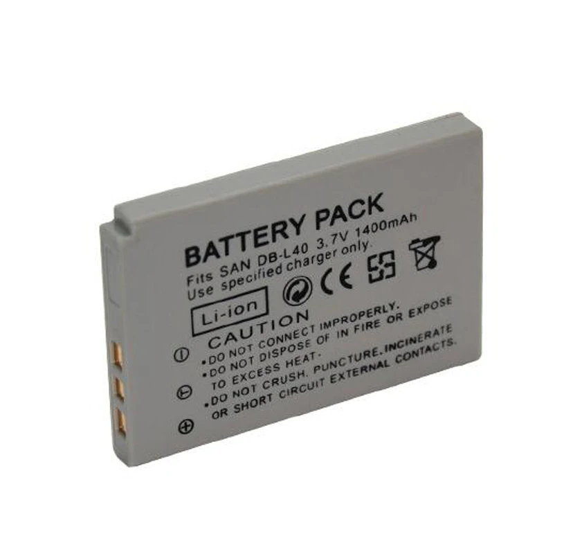 2-10 Pz Db-L40 Dbl40 3.7V 1400Mah Batteria Di Ricambio Per Sanyo Xacti Dmx-Hd1 Dmx-Hd2 Vpc-Hd700 Vpc-Hd800 Vpc-Gx8 Vpc-Hd1 Cella