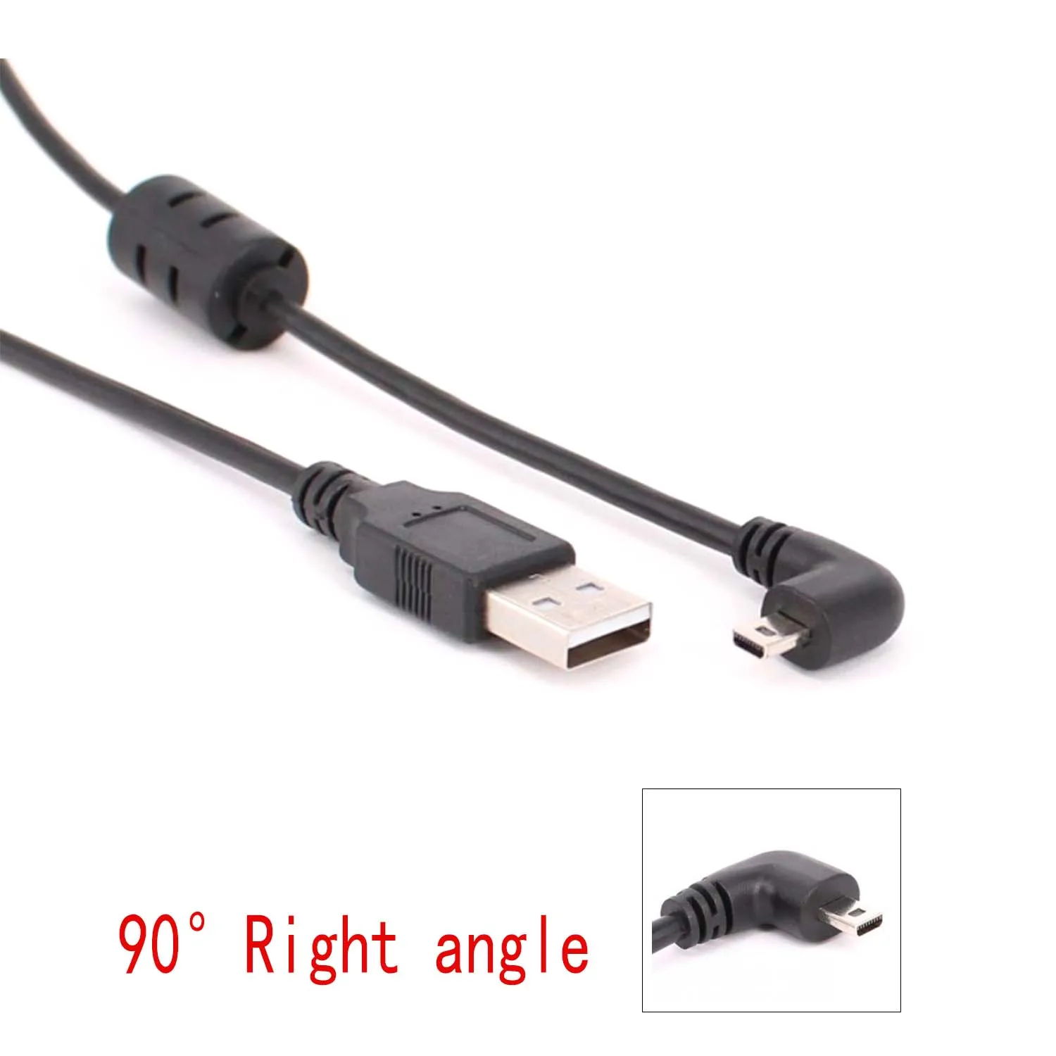 90 Angolo Di Sincronizzazione Di Dati Del Usb Del Cavo Del Cavo Per Sanyo Fotocamera Digitale Dc Xacti Vpc-Vpc E7 E6 S6 S7 S60 S500