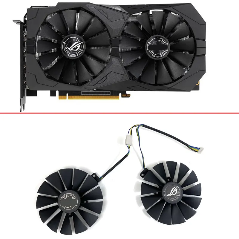 Ventola Di Raffreddamento A 4Pin Da 95Mm T129215Sm 0.25A Rx580 Gpu Commerci Per Asus Arez Radeon Rx 580 Strix Rx 470 570 Gtx 1050Ti 1070Ti 1080Ti