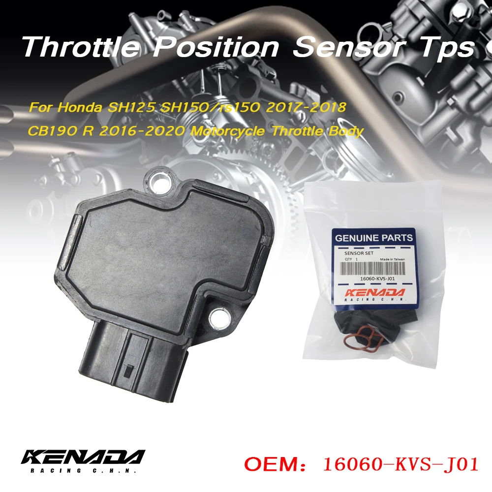 Set Sensore Posizione Farfalla Muslimtps Per Honda Sh125 Sh150/Rs150 2017-2018 Cb190 R 2016-2020 Kenada Corpo Farfallato
