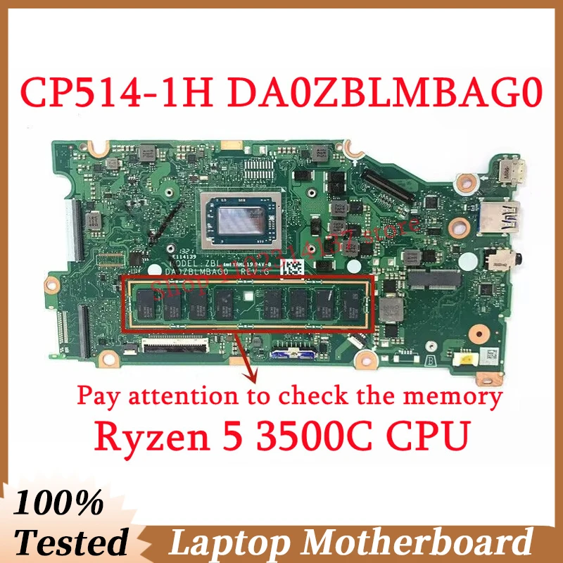 Per Acer Chromebook Cp514-1H Mainboard Muslimcon Amd Ryzen 5 3500C Cpu Laptop Scheda Madre 100% Completamente Testato Funzionante Bene
