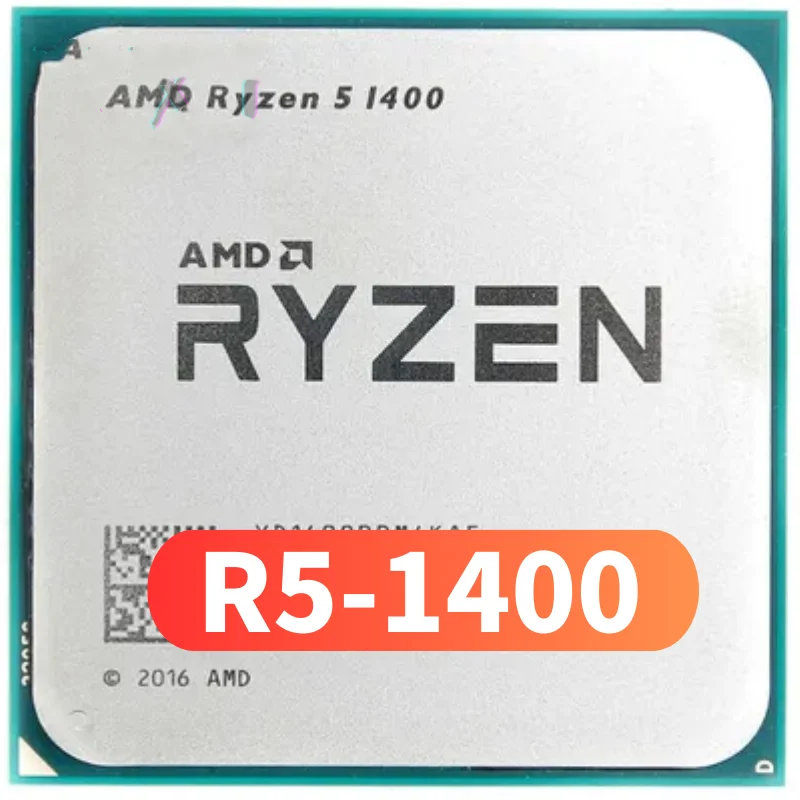 Amd Ryzen 5 1400 R5 1400 R5-1400 3.2 Ghz Processore Cpu Quad-Core Socket Am4