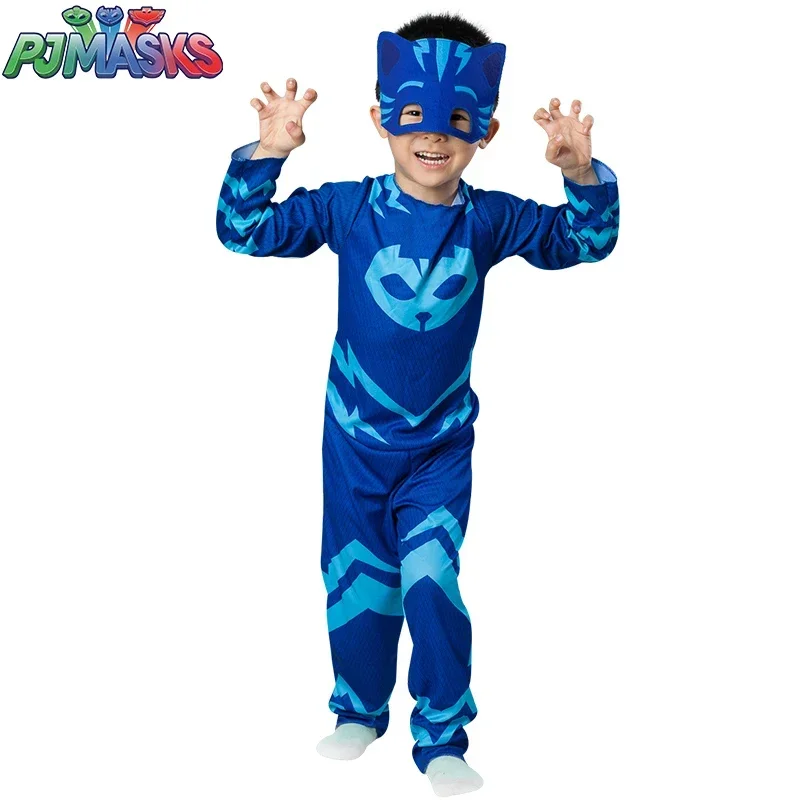 Maschere Pj Tute Per Bambini Pigiama Costume Cosplay Catboy Gekko Owlette Catboy Vestito Da Festa Di Natale Costumi Di Compleanno Per Bambini