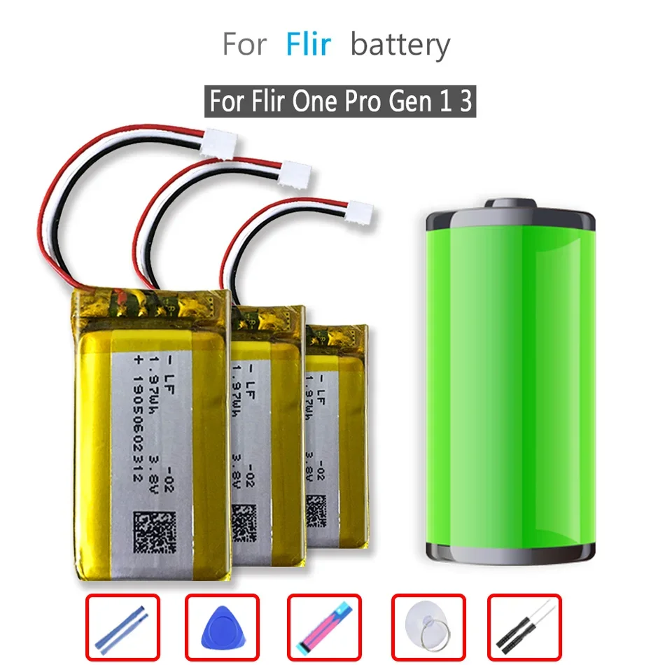 Batteria Onepro 520Mah Per Termocamera Flir One Pro Gen 1 3