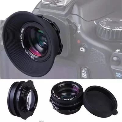 1.08X-1.60X Zoom Camera Viewfinder Oculare Lente D'Ingrandimento Per Canon D30 D60 300D 350D 400D 450D 500D Slr Dslr Camera