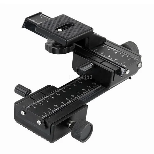 Dslr Digital Camera 4 Way Macro Shot Af Ferroviarie Slider 1/4 "Quick Piastra Del Treppiede Per Nikon D60 D50 D40 Per Canon 1000D Per Sony