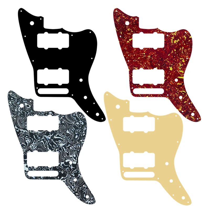 Pleroo Custom Guitar Parts-Per Us Fender American Special Jazz Guitar Pickguard Selezione Multicolore