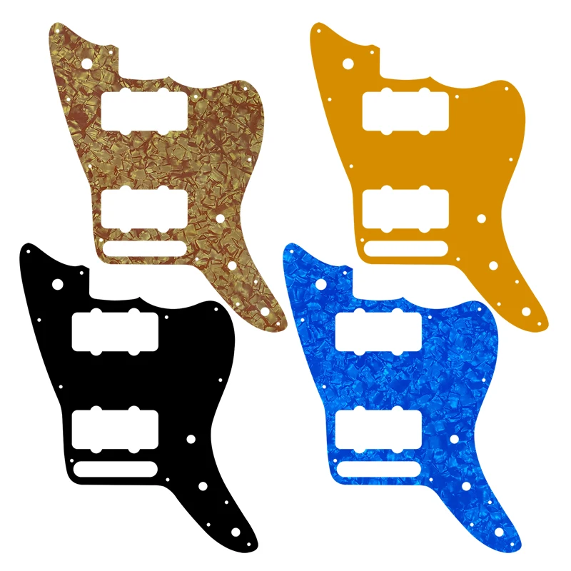 Pleroo Custom Guitar Parts-Per Us Fender American Special Jazz Guitar Pickguard Selezione Multicolore