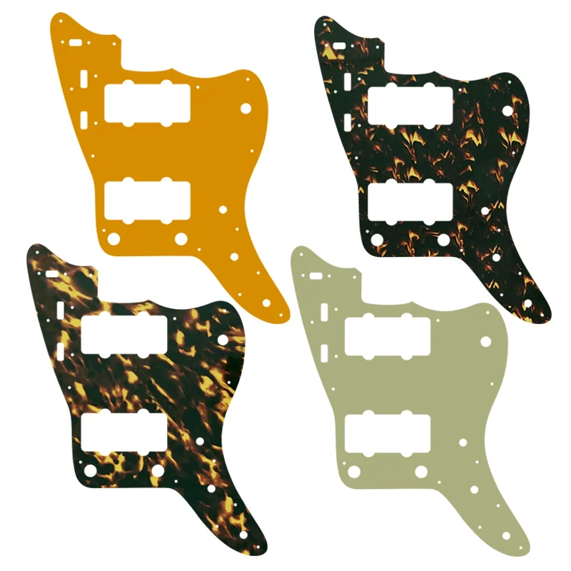 5Pcs Custom Guitar Pickgaurd - For Us Fender Squier Vintage Modificato Jazzmaster Guitar Pickguard Piastra Per Cricchetto Scelta Multicolore