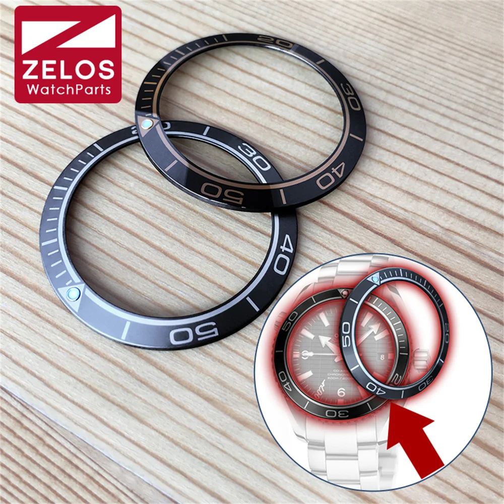 Inserti Per Castoni Per Orologi In Ceramica Per Ω Omg Omega Seamaster Planet Ocean 600M Muslimate