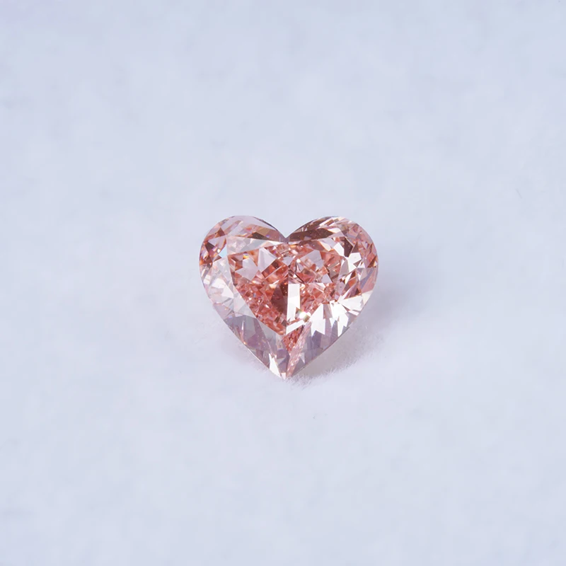 Hpht Lab Grown Diamonds Gems Pink Diamant Vs Clarity Diamantes Gemstones Heart And Cushion Cut Gemstone Diamond Jewelry Making