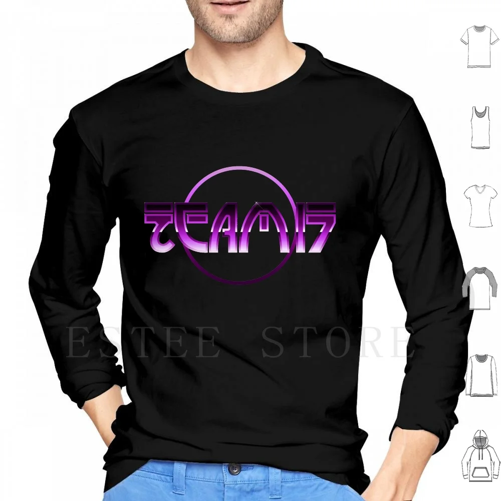 Amiga : Team 17 Schermo Di Caricamento Felpe Con Cappuccio Manica Lunga Team 17 Amiga 500 1200 Cd32 Classic Retro Gamer Worm 600