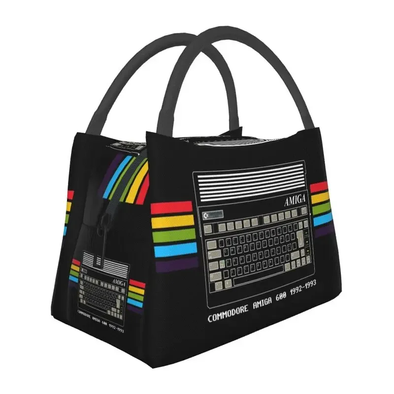 Commodore Amiga 600 Lunch Box Donna A Tenuta Stagna C64 Amiga Computer Cooler Thermal Food Insulated Lunch Bag Pinic Container