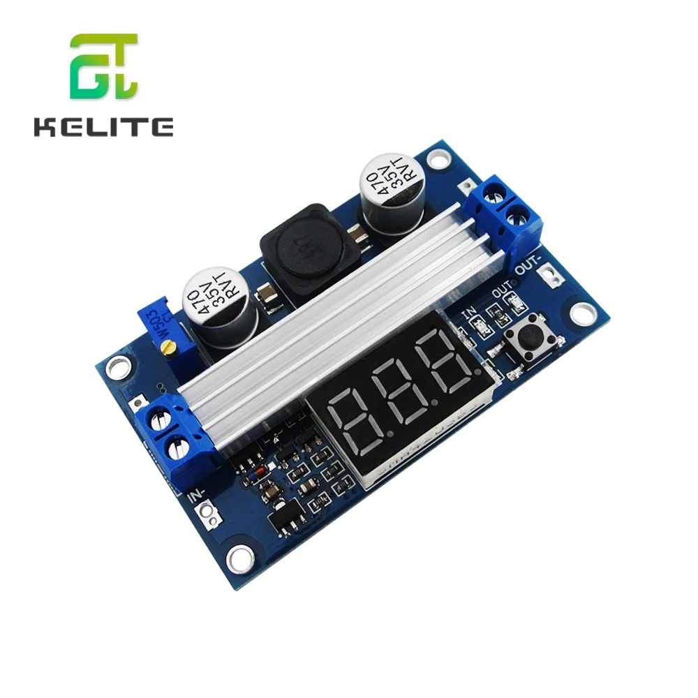 1 Pz 100W Dc Dc-Dc 3 ~ 35V A 3.5 ~ 35V Ltc1871 Booster Modulo Step Up Convertitore Alimentatore Regolato + Voltmetro