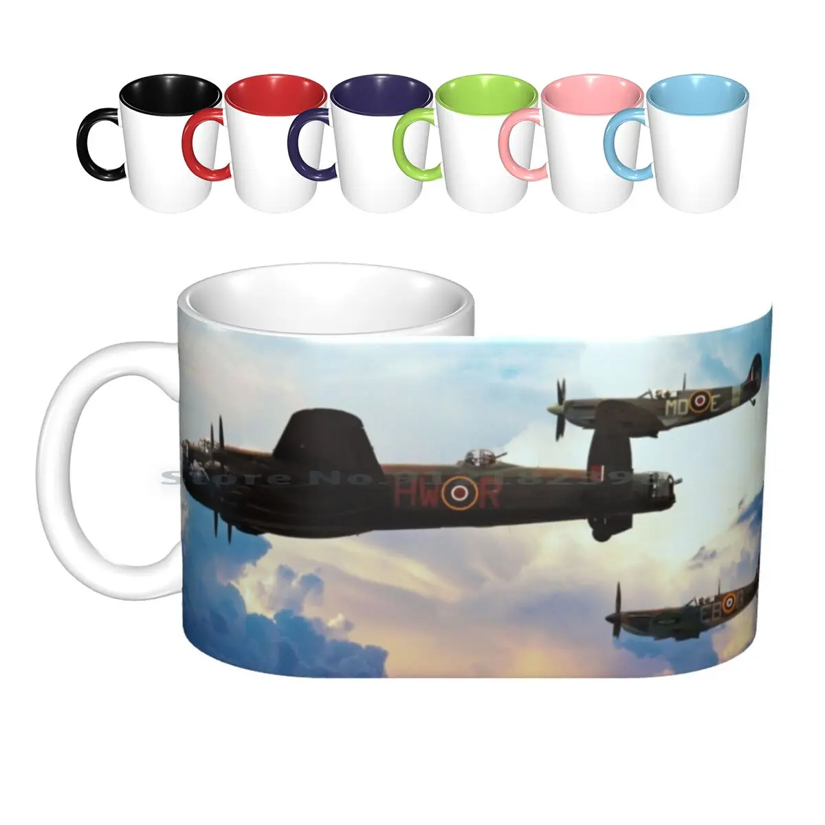 Battle Of Britain Memorial Flight Tazze In Ceramica Tazze Da Caffè Tazza Da Tè Al Latte Tazza Da Tè A Forma Di Torta Di Latte