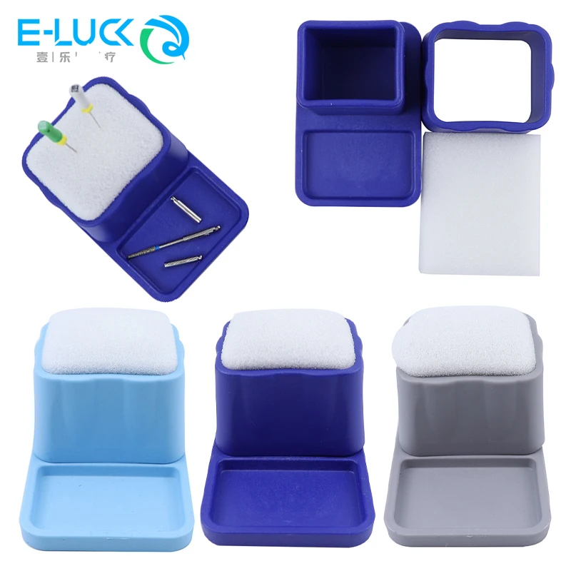 1 Pc Dental Endo Files Cleaning Stand Autoclavabile Clean Tool Drill Burs Block Storage Box Odontologia Accessori
