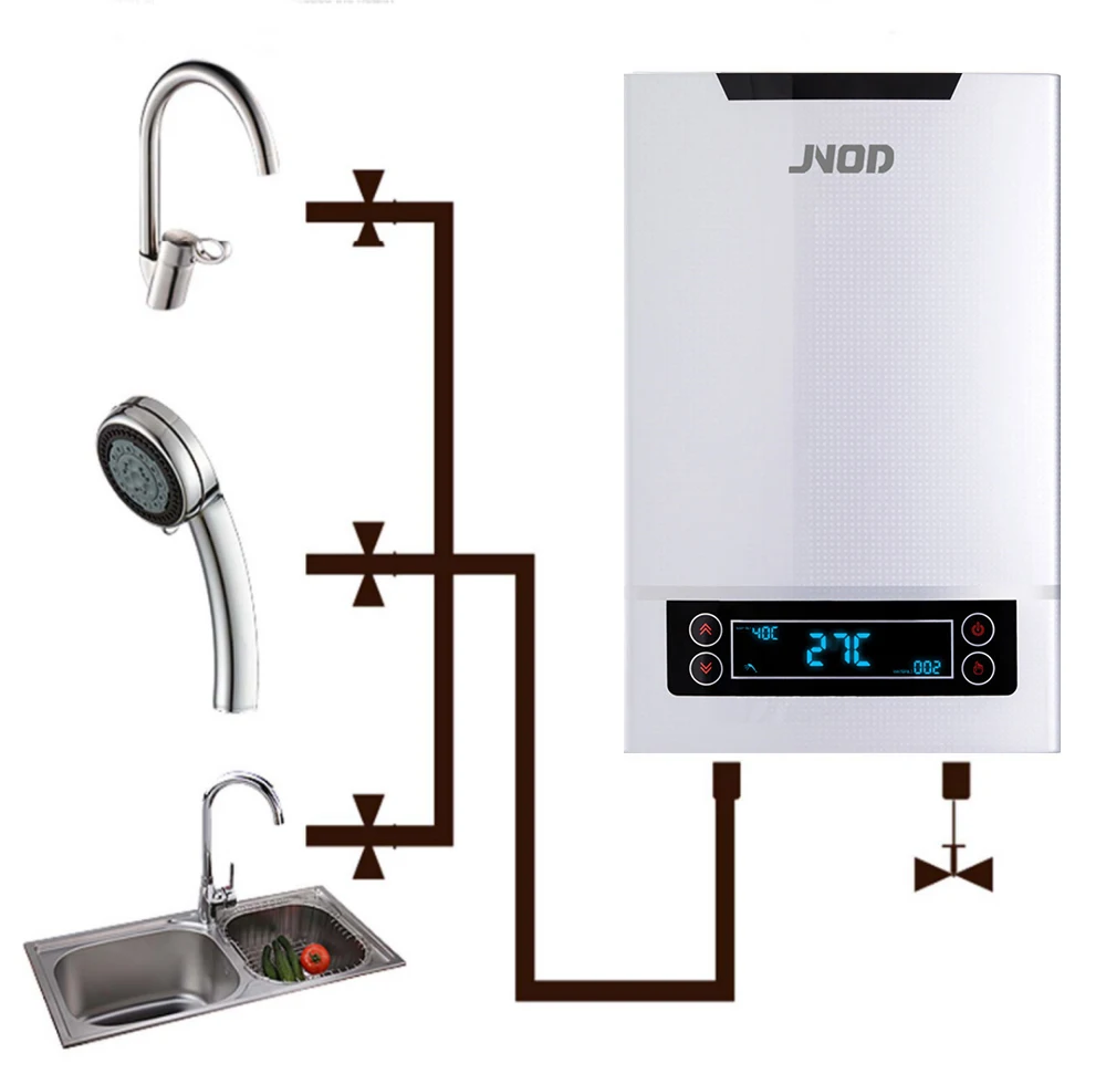 Scaldabagno Elettrico Senza Serbatoio Per Tutta La Casa Scaldabagno Elettrico Istantaneo Geyser Per Doccia