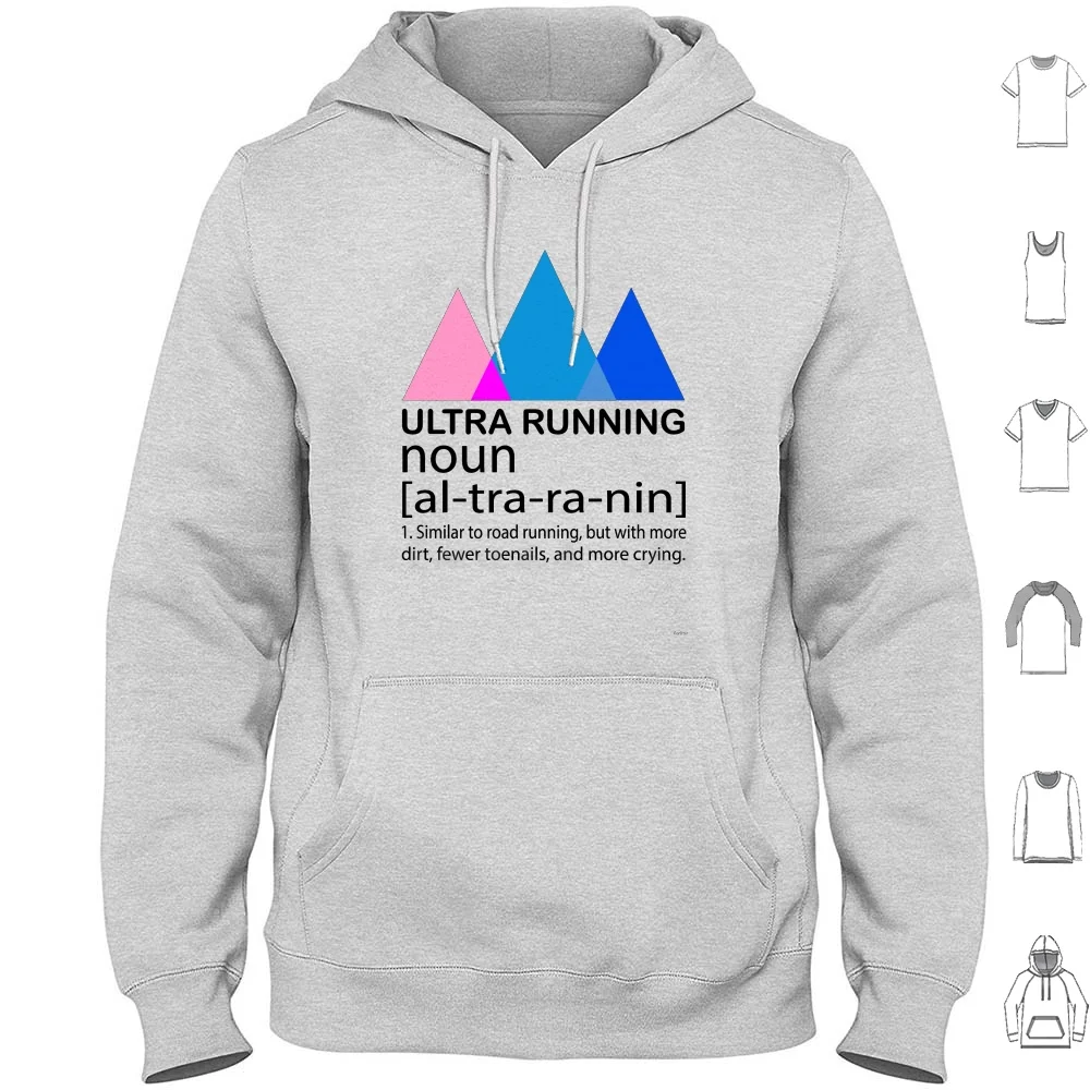 Ultra Running Running Trail Accessories & Gift Felpe Con Cappuccio Manica Lunga Running Ultra Ultramarathon Ultras Ultra Running