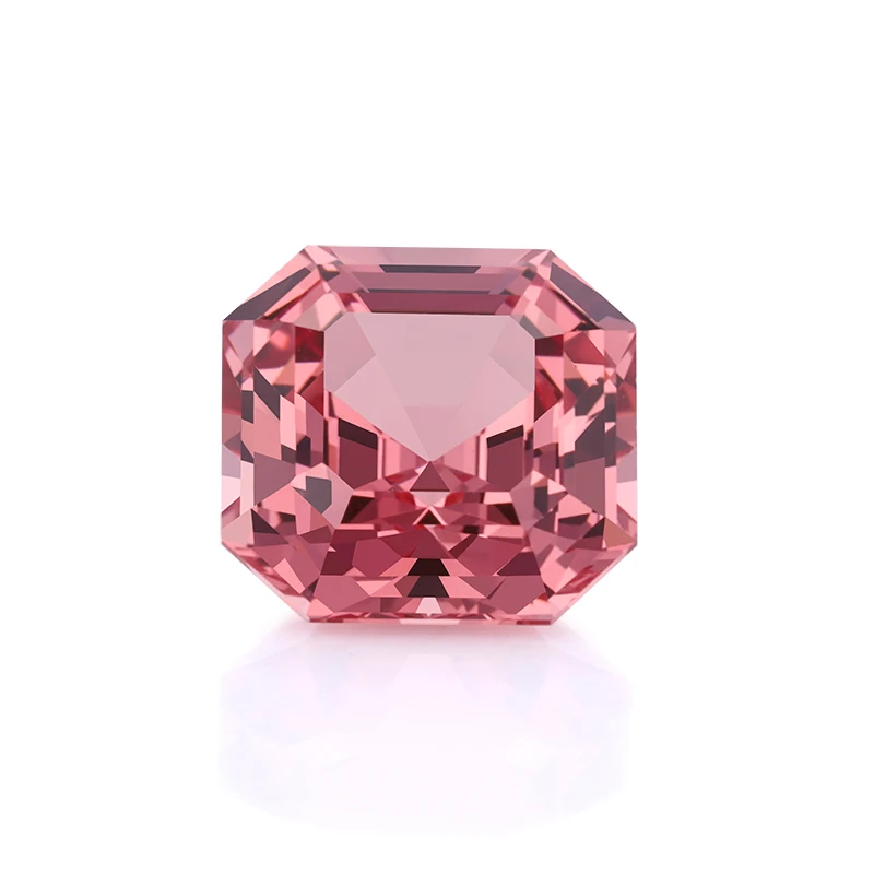 Cheerstar Lab Sviluppato Zaffiro Rosa Padsottscha Zaffiro Asscher Tagliato Per La Creazione Di Gioielli