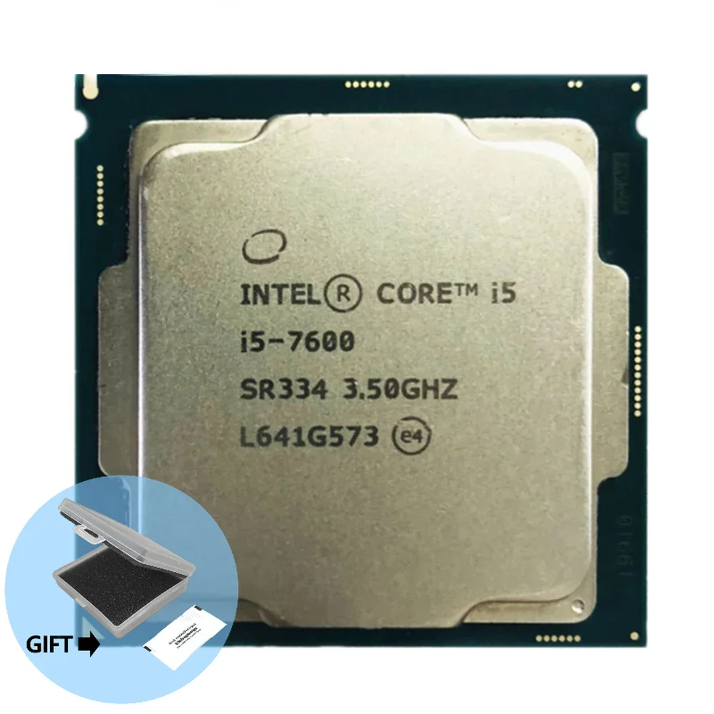 Processore Cpu Quad-Thread Quad-Core Intel Core I5-7600 I5 7600 3.5 Ghz 6M 65W Lga 1151