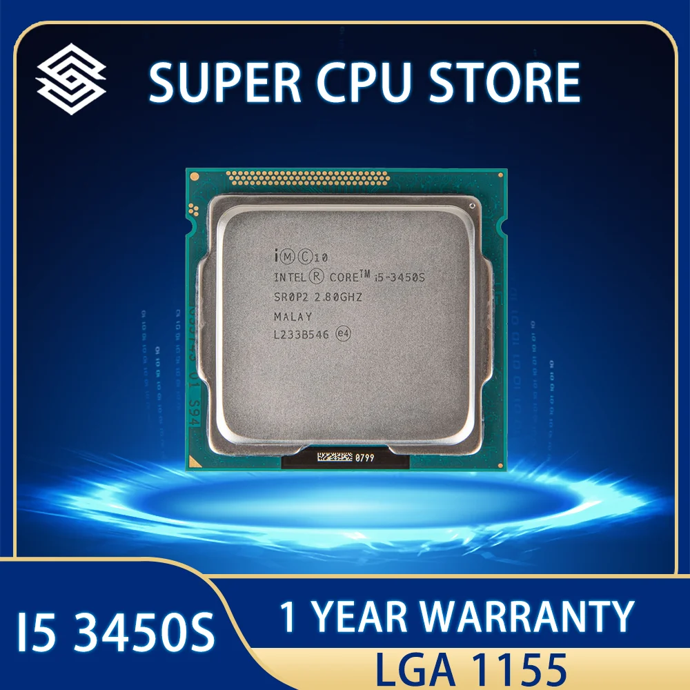 Processore Cpu I5-3450S Sr0P2 Per Processore Intel Core Cpu Lga 1155 2.8Ghz 65W Cpu I5