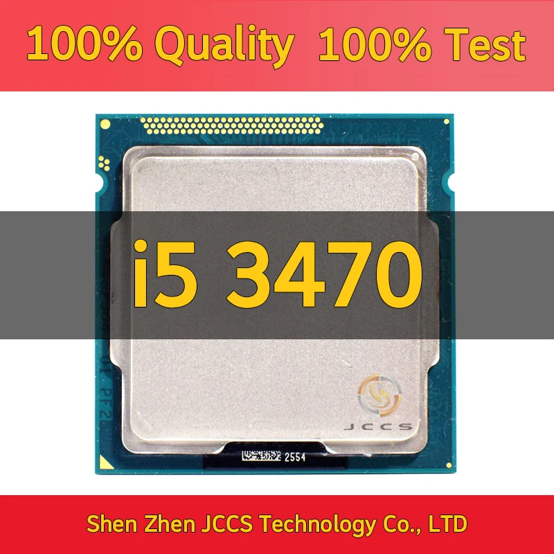 Processore Core I5 3470 Lga 1155 Usato 3.20Ghz 5Gt/S 6Mb L3 Socket 1155 Cpu Quad-Core